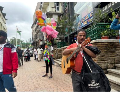 A Song of Resilience: The Blind Man Who Inspires Shillong from Police Bazar