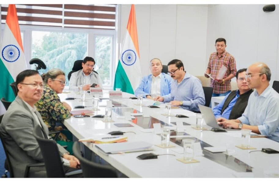 CM Chairs High-Level Review Meeting, Calls for Speedy Execution of Development Projects