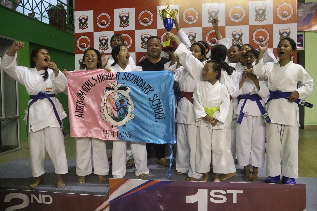 St Anthony’s HSS, Auxilium Girls’ HSS Win Team Titles at 31st Inter School Karate Tournament