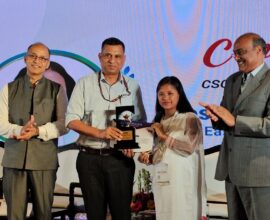 Kong Rose Angeline Kharsyntiew Honoured with CSC Udyami Ratna Samman