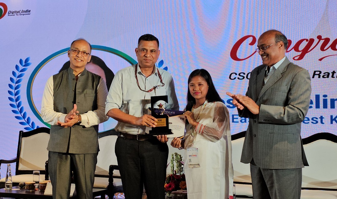 Kong Rose Angeline Kharsyntiew Honoured with CSC Udyami Ratna Samman