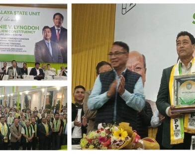 National President Welcomes Bah Ronnie V. Lyngdoh into NPP