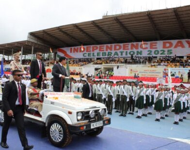 Shillong Celebrates 79th Independence Day with Parade and Awards