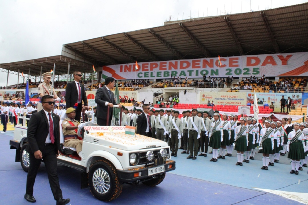 Shillong Celebrates 79th Independence Day with Parade and Awards