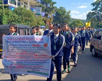 Awareness March in Umsning Against Drug Abuse