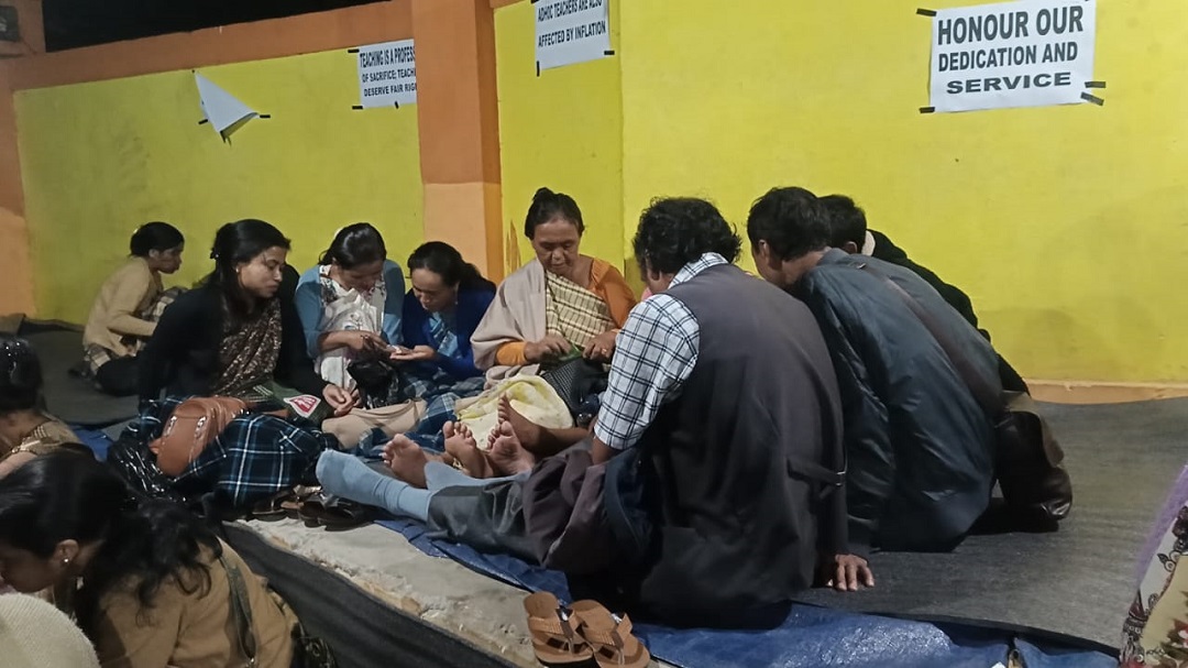 FASTOM Stages Protest at Malki Playground, Seeks Clarity on Teachers’ Pay and Postings