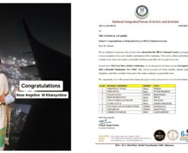 Kong Rose Angeline Kharsyntiew Honored with World Record of Excellence Award