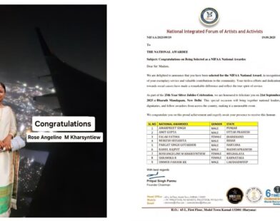 Kong Rose Angeline Kharsyntiew Honored with World Record of Excellence Award