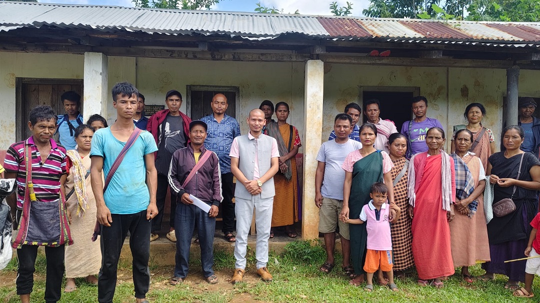 Mawhati MDC Hands Over Work Order for Construction of Footpath in Kyllapangti