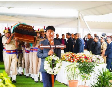 Meghalaya Bids Farewell to Dr. D. D. Lapang with Full State Honours