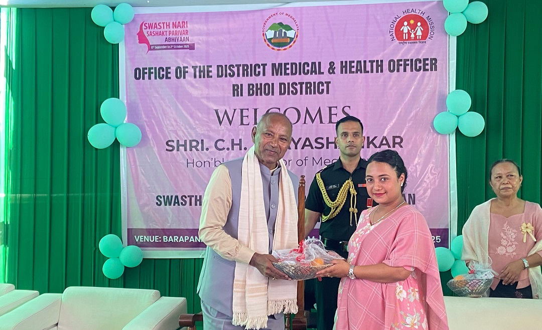 Meghalaya Governor C H Vijayashankar Visits Barapani State Dispensary