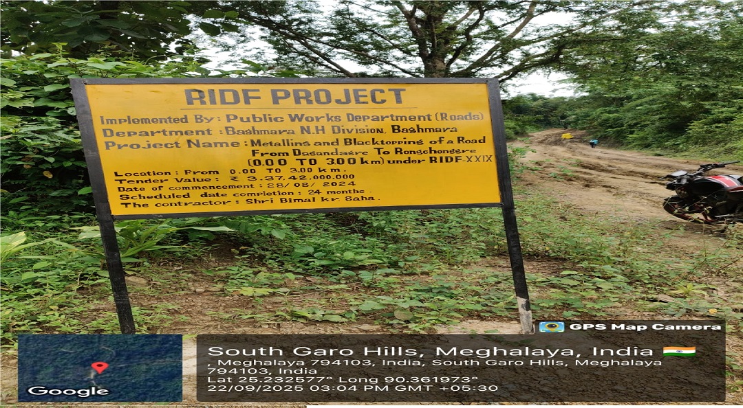 Poor Road Construction, Delays Leave Projects Incomplete in South Garo Hills