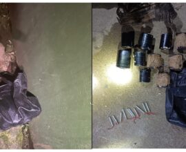 Explosives Recovered in Umsning Market, Ri-Bhoi District