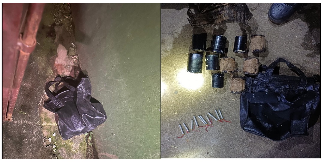 Explosives Recovered in Umsning Market, Ri-Bhoi District