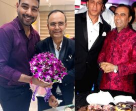 Harshit Dhingaun Attends Birthday of Bright Outdoor Media Chief Dr. Yogesh Lakhani