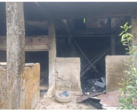 House Reduced to Ashes in Nongkenbah Fire; Losses Estimated at ₹15 Lakh