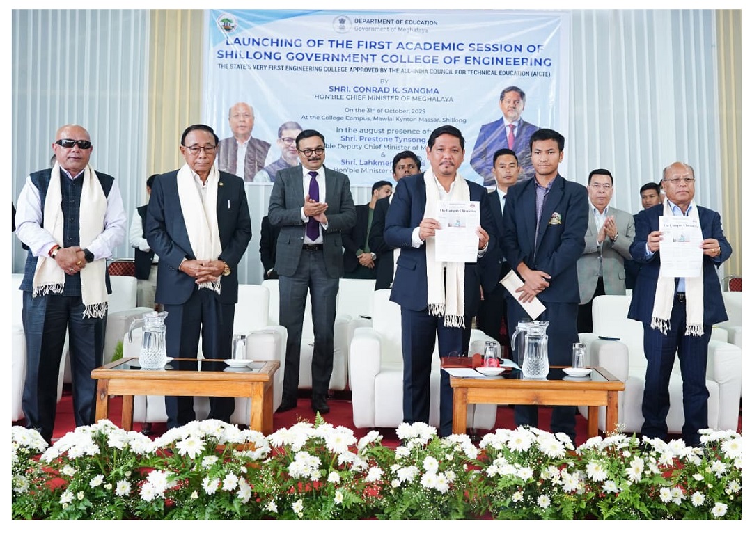 Meghalaya Marks Historic Milestone as Shillong Government College of Engineering Launches First Academic Session