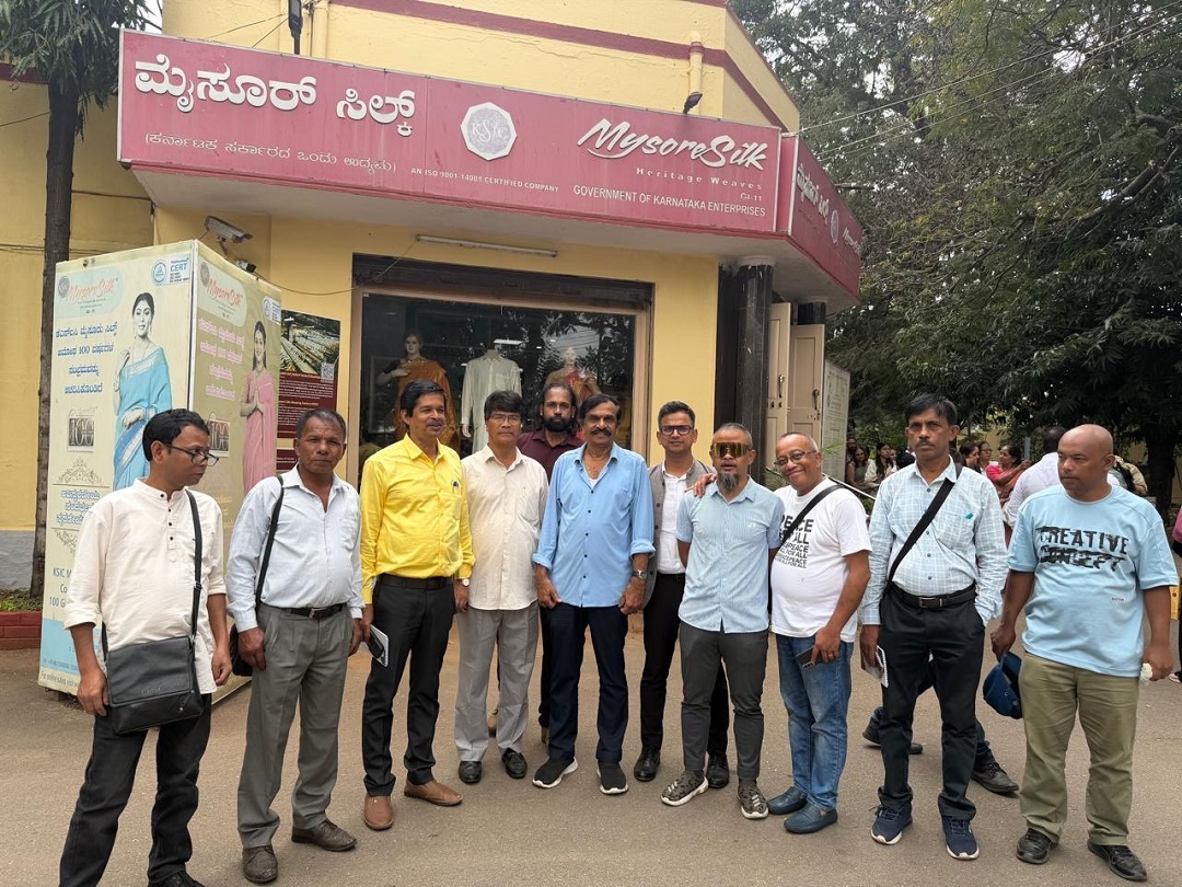 Meghalaya and Tripura Journalists Explore the Legacy of Mysore Silk During Press Tour