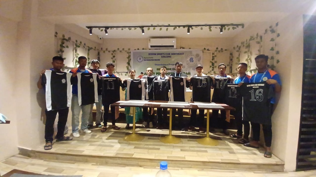 Risyon Sports Club Shillong Unveils Official Jerseys Ahead of Upcoming Tournament