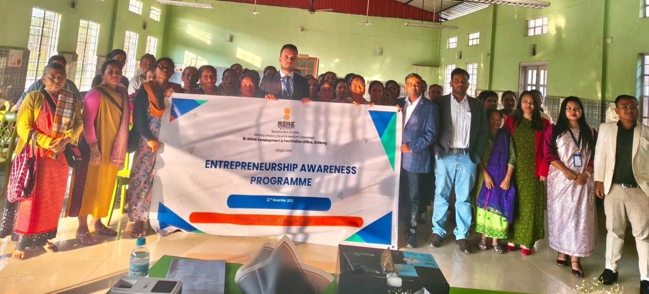 Entrepreneurship Awareness Programme Held in Ri-Bhoi to Boost Grassroots Enterprise Development