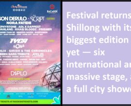 Festival returns to Shillong with its biggest edition yet — six international artists, massive stage, and a full city showcase