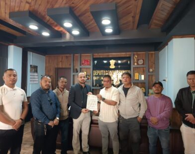 JNC Protests Alleged Illegal Land Transfer; Demands Immediate Halt to Public Hearing on Shree Cement Project in Daistong