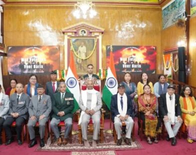 Meghalaya Governor Honours War Heroes, Veer Naris, and Sainik Welfare Officials at Raj Bhavan