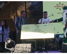 Bah Nicholas Kharkamni Honoured as “Go Eco Green Ambassador” at Winter Tales Festival