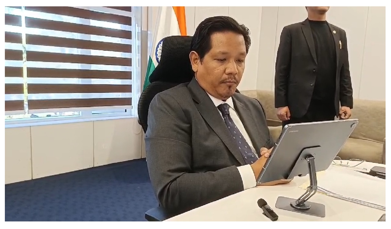 Shillong, Dec 19: Chief Minister Conrad K. Sangma on Friday asserted that the Meghalaya government will not tolerate terrorism or illegal activities by the banned Hynniewtrep National Liberation Council (HNLC), following an improvised explosive device (IED) attack on the Dhar Company premises in Shymplong, East Jaintia Hills district. The militant outfit has claimed responsibility for the blast, alleging that the attack targeted property linked to Deputy Chief Minister Sniawbhalang Dhar after he refused to comply with extortion demands. Reacting to the incident, Sangma said the government has taken the matter seriously and assured that swift and decisive action is being taken by the police. “The government will not tolerate such activities. The police have made a very strong case and they have enough information and full evidence. Action has been taken very swiftly, and those behind it will definitely be picked up,” the Chief Minister told reporters. When asked about reports that several politicians in Meghalaya have been served extortion demand notes by militant groups, Sangma said he did not have specific details but pointed out contradictions in the HNLC’s claims. “Details I don’t have with me, but earlier they were saying he was paying and now they are saying he is not paying. That itself is quite contradictory,” he said. The Chief Minister further indicated that more information would be officially shared by the police. “I am sure the Superintendent of Police will be sharing the details tomorrow,” he added. In a statement issued by its general secretary, Sainkupar Nongtraw, the HNLC claimed responsibility for the IED attack, alleging that the outfit targeted the Deputy Chief Minister’s property due to non-compliance with extortion demands. Meanwhile, police have confirmed the arrest of two over-ground workers of the HNLC on December 18 in connection with the blast. According to police officials, the arrested individuals have confessed to planting the explosive device. Security has been tightened in sensitive areas of East Jaintia Hills district as investigations continue, with authorities reiterating their commitment to maintaining law and order in the state.