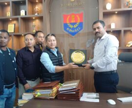 Ri Bhoi leaders felicitate SSP Rathore for road safety efforts, submit suggestions