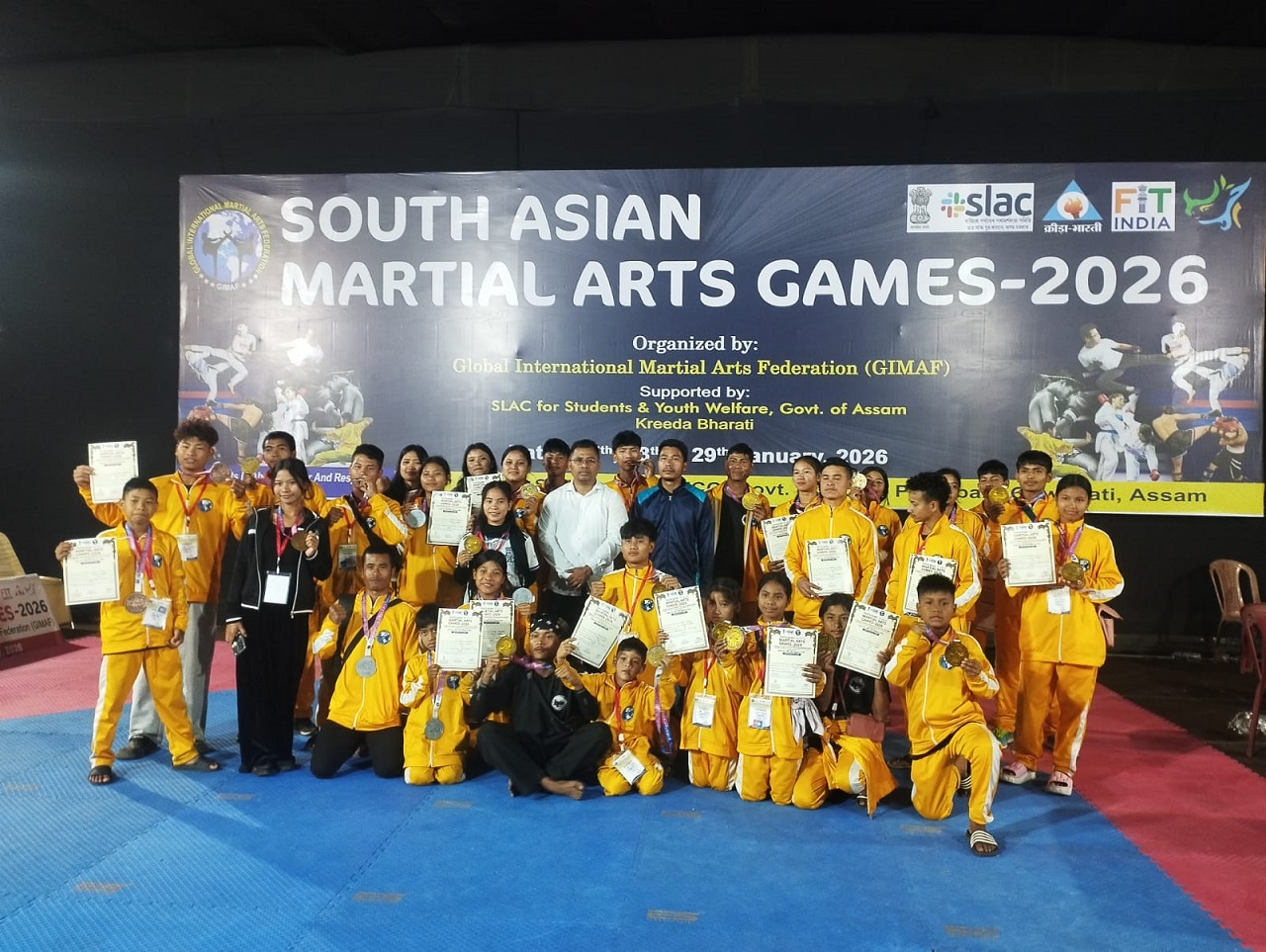 Meghalaya Martial Artists Shine at South Asian Championship in Guwahati