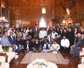 Meghalaya Youth Delegates Felicitated Ahead of Viksit Bharat Young Leaders Dialogue 2026