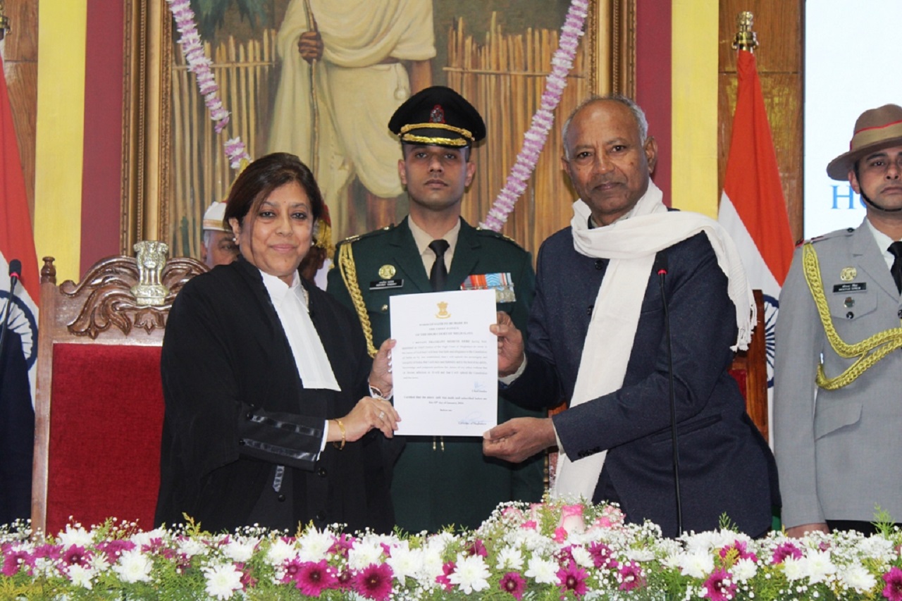 Revati Mohite Dere Takes Charge as Chief Justice of Meghalaya High Court
