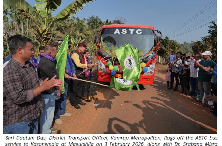 Ampri Valley Witnesses Historic Flag-off of ASTC Bus Service at Magurshila