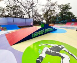 CM Inaugurates Nokrek Skate Park at Tura Government College
