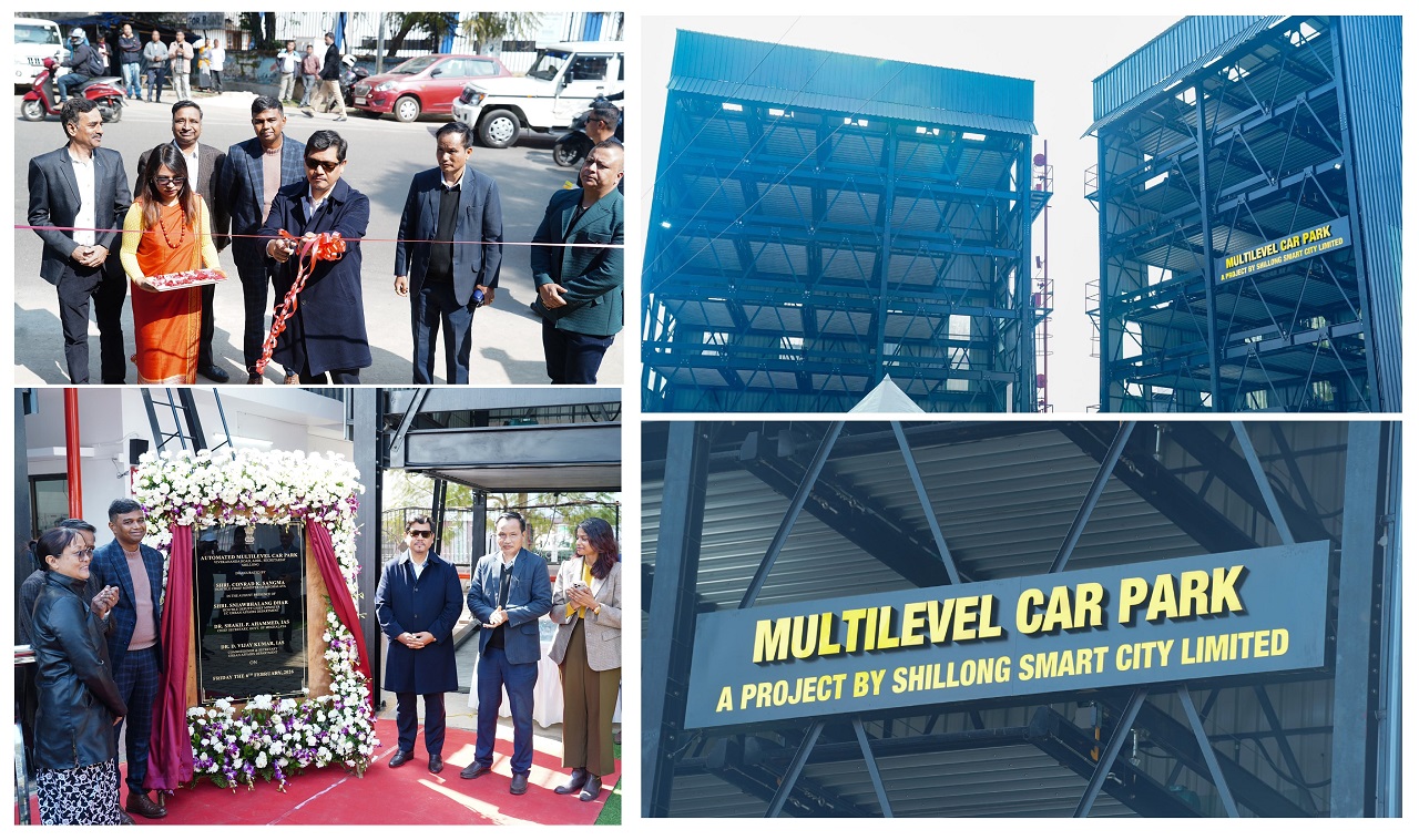 Multilevel Car Park Inaugurated Near Additional Secretariat in Shillong