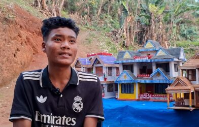 13-Year-Old from Ri Bhoi Showcases Remarkable Creative Talent with Recycled Crafts