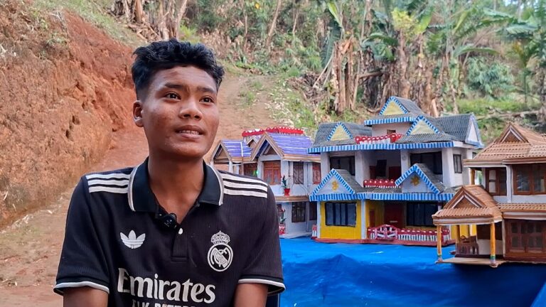 13-Year-Old from Ri Bhoi Showcases Remarkable Creative Talent with Recycled Crafts