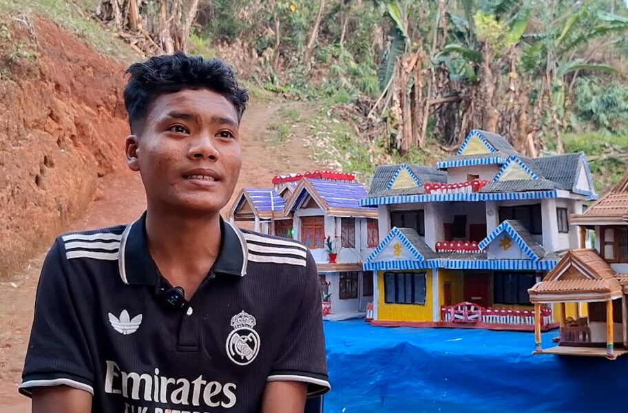 13-Year-Old from Ri Bhoi Showcases Remarkable Creative Talent with Recycled Crafts