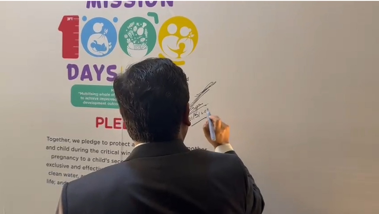 CM Conrad K. Sangma launches Mission 1000 Days to boost child nutrition, development