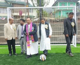 Futsal Ground at Lawsohtun Aims to Empower Youth Through Sports