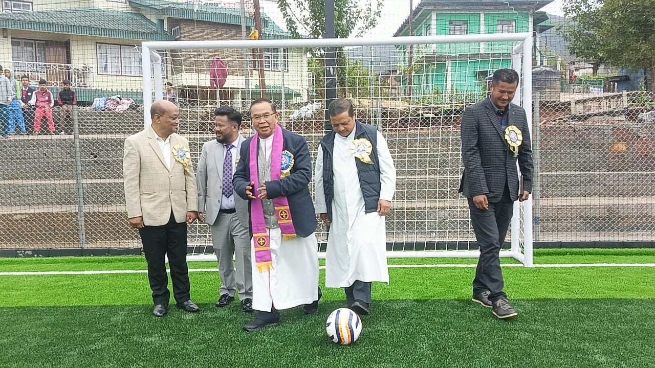 Futsal Ground at Lawsohtun Aims to Empower Youth Through Sports