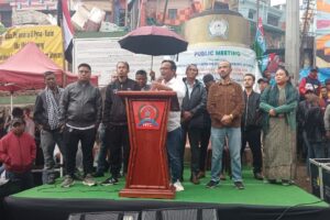 SHILLONG, MAR 11: Chairman of the Confederation of Meghalaya Social Organisations (CoMSO) Roykupar Synrem on Wednesday declared solidarity with the Achik community of Garo Hills, warning that the Hynniewtrep people would stand shoulder to shoulder with them in opposing alleged illegal immigration in the region. Speaking at a public meeting held at Motphran in Shillong, Synrem said the gathering was organised to express solidarity with the Achik community amid tensions surrounding the participation of non-tribals in the elections to the Garo Hills Autonomous District Council (GHADC). “Through this momentous occasion, we show our solidarity with the Achik people in Garo Hills who are standing and fighting against the illegal immigrants,” Synrem said. Members of the Garo community residing in Shillong also joined the meeting. He asserted that the Hynniewtrep people would remain alongside the Achik community until “each and every illegal immigrant is chased out from Garo Hills.” Calling the rally a symbolic gesture, Synrem said the Hynniewtrep community would stand together with the Achik people if required. Addressing Conrad K Sangma, the Chief Minister of Meghalaya, Synrem warned that the government risks losing tribal support if it fails to protect the rights and land of the Achik people. He said the Achik community had supported Sangma’s leadership and could also decide his political fate in the future. Synrem further urged the government to ensure the protection of tribal land, culture and political rights in Garo Hills, while demanding the identification and deportation of alleged illegal immigrants. During his address, he also accused the ruling National People's Party (NPP) of allowing settlers to expand in the plain belt areas of Garo Hills and alleged that political interests had led to the displacement of local villagers. Referring to tensions in parts of the plain belt, Synrem also named former MDC Sofior Rahman, claiming that statements attributed to him had asserted ownership claims over areas such as Phulbari and Rajabala. He further alleged that illegal activities and organised networks had gained control in parts of the plain belt, accusing politicians of using Garo people merely to win elections. Linking the situation to the recent postponement of the GHADC polls, Synrem claimed the government feared backlash from tribal voters. He also referred to violence in Chibinang, urging voters to remember incidents such as the killing of Dilseng M Sangma and houses being burned in the area. Warning against accepting development at the cost of indigenous rights, Synrem asked whether Meghalaya wanted to “become another Tripura.” Meanwhile, Sambormi Lyngdoh, president of the Jaintia National Council, said the issue was not limited to Garo Hills but concerned the entire state. “The struggle you are facing today is not only a Garo Hills issue; it is a Meghalaya issue,” Lyngdoh said, adding that illegal migrants challenging local communities during an election period reflected a breakdown in the system meant to protect tribal rights under the Sixth Schedule. Lyngdoh also criticised leaders of the GHADC, saying members of the council had become “door openers for high authorities sitting comfortably in the Secretariat” rather than defenders of tribal land. Speakers at the meeting demanded immediate action against alleged infiltration, calling it not only a demographic concern but also a threat to political rights and the future of indigenous communities. Most shops in the Khyndailad area remained closed during the meeting.