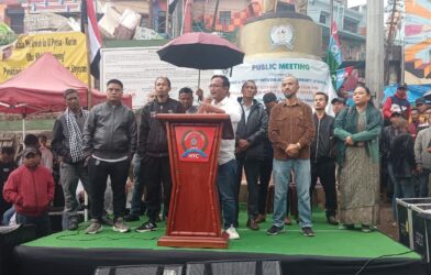 SHILLONG, MAR 11: Chairman of the Confederation of Meghalaya Social Organisations (CoMSO) Roykupar Synrem on Wednesday declared solidarity with the Achik community of Garo Hills, warning that the Hynniewtrep people would stand shoulder to shoulder with them in opposing alleged illegal immigration in the region. Speaking at a public meeting held at Motphran in Shillong, Synrem said the gathering was organised to express solidarity with the Achik community amid tensions surrounding the participation of non-tribals in the elections to the Garo Hills Autonomous District Council (GHADC). “Through this momentous occasion, we show our solidarity with the Achik people in Garo Hills who are standing and fighting against the illegal immigrants,” Synrem said. Members of the Garo community residing in Shillong also joined the meeting. He asserted that the Hynniewtrep people would remain alongside the Achik community until “each and every illegal immigrant is chased out from Garo Hills.” Calling the rally a symbolic gesture, Synrem said the Hynniewtrep community would stand together with the Achik people if required. Addressing Conrad K Sangma, the Chief Minister of Meghalaya, Synrem warned that the government risks losing tribal support if it fails to protect the rights and land of the Achik people. He said the Achik community had supported Sangma’s leadership and could also decide his political fate in the future. Synrem further urged the government to ensure the protection of tribal land, culture and political rights in Garo Hills, while demanding the identification and deportation of alleged illegal immigrants. During his address, he also accused the ruling National People's Party (NPP) of allowing settlers to expand in the plain belt areas of Garo Hills and alleged that political interests had led to the displacement of local villagers. Referring to tensions in parts of the plain belt, Synrem also named former MDC Sofior Rahman, claiming that statements attributed to him had asserted ownership claims over areas such as Phulbari and Rajabala. He further alleged that illegal activities and organised networks had gained control in parts of the plain belt, accusing politicians of using Garo people merely to win elections. Linking the situation to the recent postponement of the GHADC polls, Synrem claimed the government feared backlash from tribal voters. He also referred to violence in Chibinang, urging voters to remember incidents such as the killing of Dilseng M Sangma and houses being burned in the area. Warning against accepting development at the cost of indigenous rights, Synrem asked whether Meghalaya wanted to “become another Tripura.” Meanwhile, Sambormi Lyngdoh, president of the Jaintia National Council, said the issue was not limited to Garo Hills but concerned the entire state. “The struggle you are facing today is not only a Garo Hills issue; it is a Meghalaya issue,” Lyngdoh said, adding that illegal migrants challenging local communities during an election period reflected a breakdown in the system meant to protect tribal rights under the Sixth Schedule. Lyngdoh also criticised leaders of the GHADC, saying members of the council had become “door openers for high authorities sitting comfortably in the Secretariat” rather than defenders of tribal land. Speakers at the meeting demanded immediate action against alleged infiltration, calling it not only a demographic concern but also a threat to political rights and the future of indigenous communities. Most shops in the Khyndailad area remained closed during the meeting.