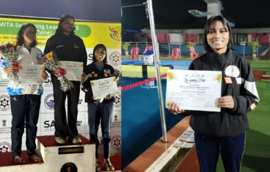 Meghalaya swimmer Pdiangsuklang Syngwan secures bronze at ASMITA Women Swimming League