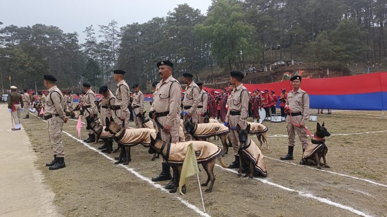 Prestone Tynsong Felicitates Retired Police Dogs, Inducts 24 New K9 Members in Meghalaya