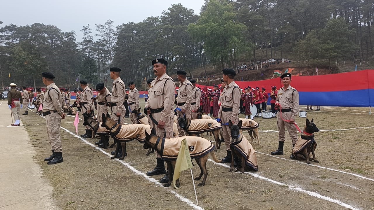 Prestone Tynsong Felicitates Retired Police Dogs, Inducts 24 New K9 Members in Meghalaya