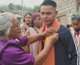 Ri Bhoi Kickboxer Mewanpyndap Marpan Receives Grand Welcome After Winning Silver in International Championship