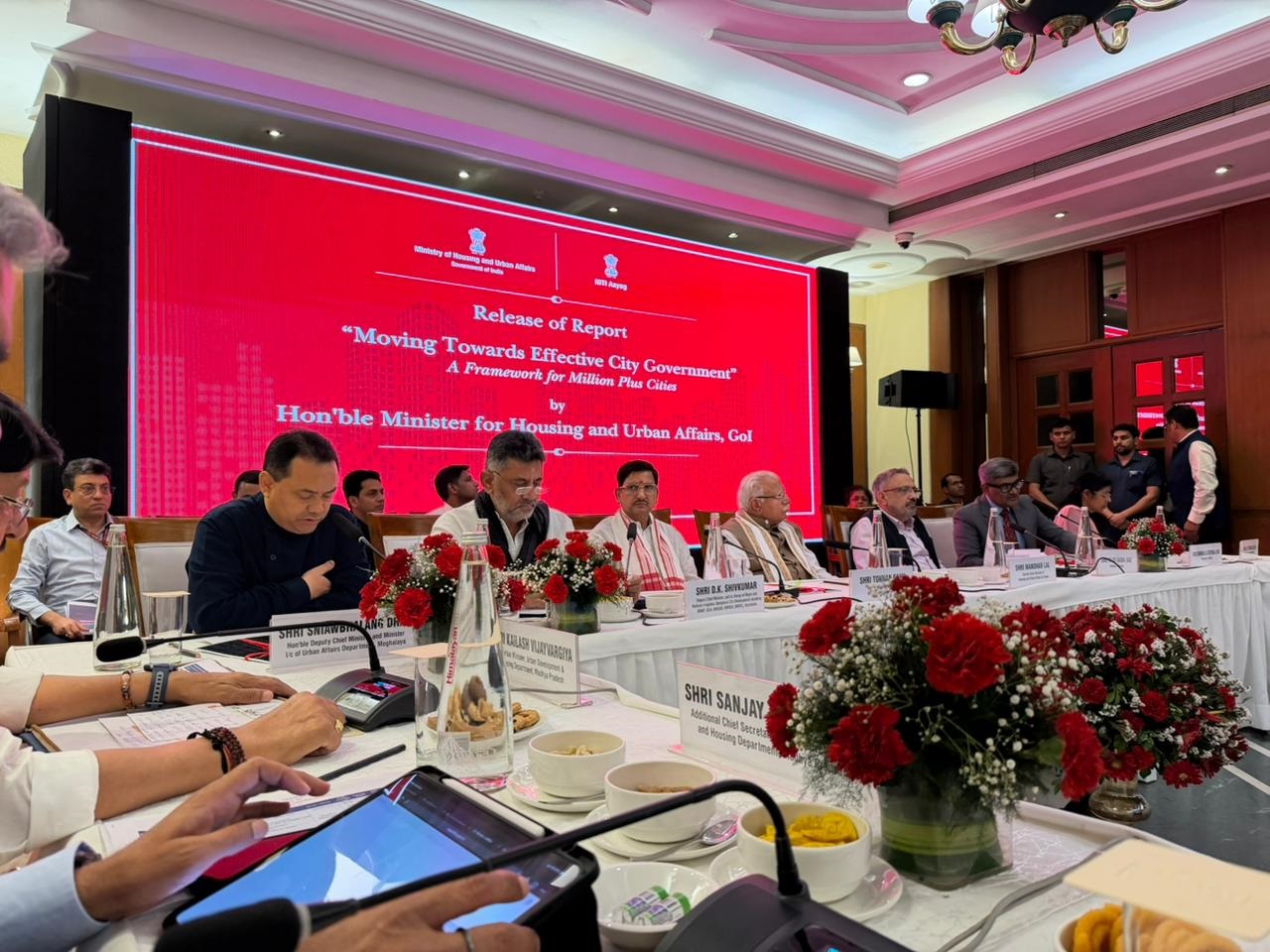 Dhar Raises Shillong’s Urban Needs at Delhi Meet on Urban Challenge Fund