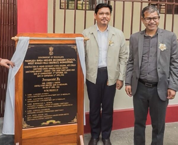 Education key to sustainable development, says Meghalaya CM at Mawlieh school inauguration